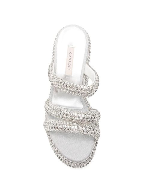 Casadei Sirio crystal-embellished sandals - Silver