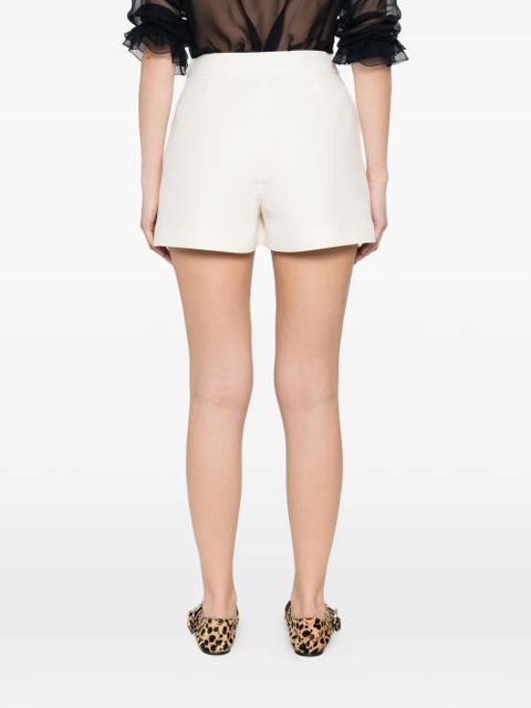 Valentino Garavani logo-detail tailored shorts - Neutrals