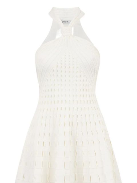 Simkhai eyelet-knit mini dress - White