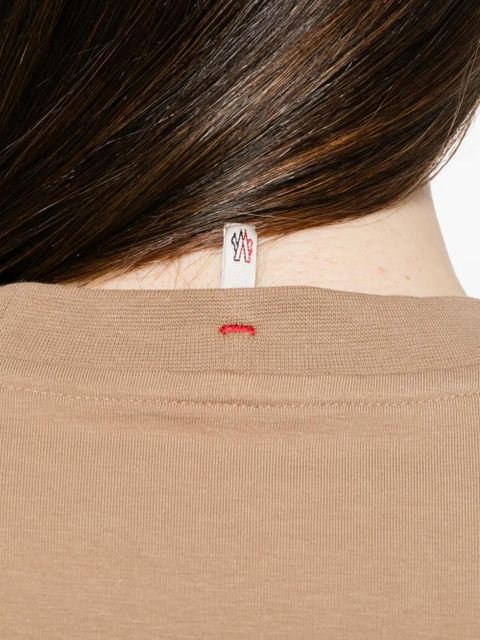Moncler appliqué T-shirt - Neutrals