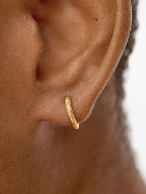 Monica Vinader mini Antica huggie earrings - Gold - zdjęcie produktu nr 2