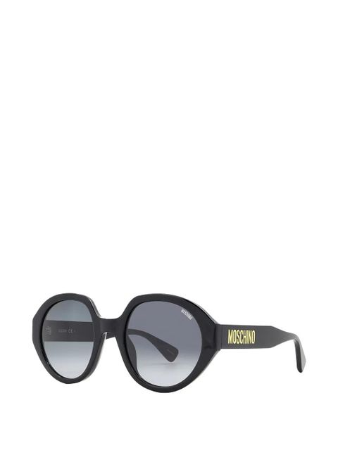 Moschino oval-frame sunglasses - Black - zdjęcie produktu nr 2