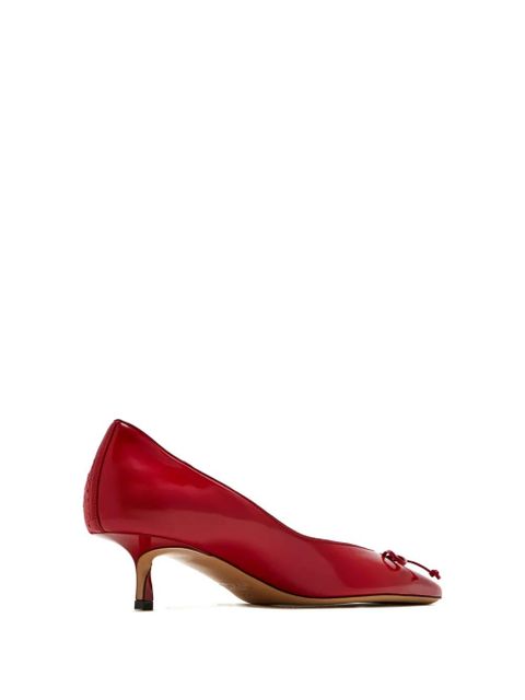 Jacquemus 45mm leather pumps - Red - zdjęcie produktu nr 2