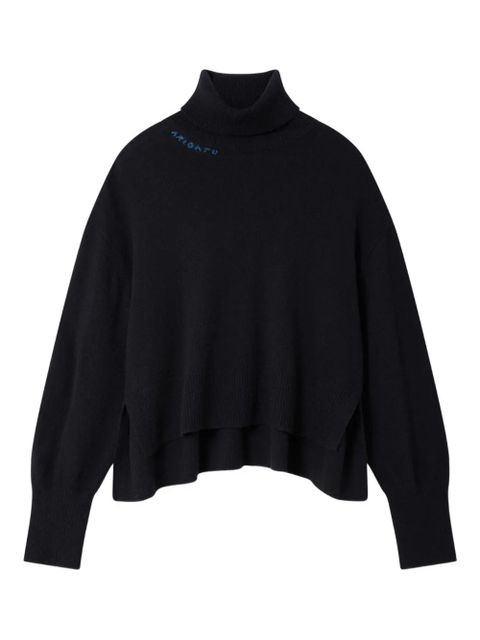Axel Arigato embroidered turtleneck sweater - Blue - zdjęcie produktu nr 1