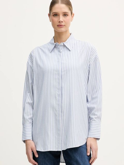 Joseph Ribkoff koszula damska kolor niebieski relaxed z kołnierzykiem klasycznym 261931 - zdjęcie produktu nr 1