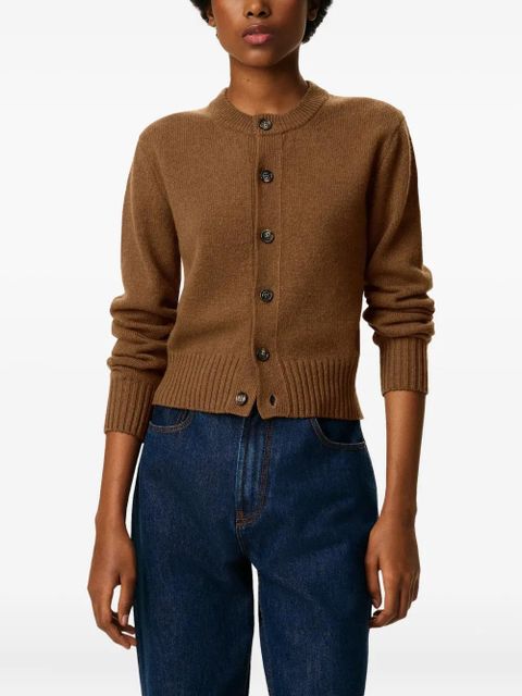 AMI Paris Ami de Coeur wool cardigan - Brown