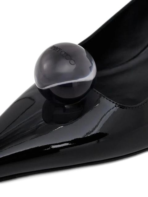 Jimmy Choo 50mm Orb pointed pumps - Black