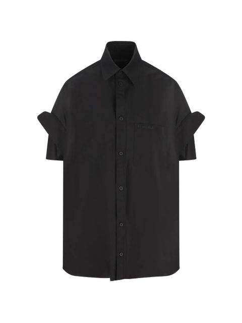 Balenciaga button-up embroidered shirt - Black - zdjęcie produktu nr 1