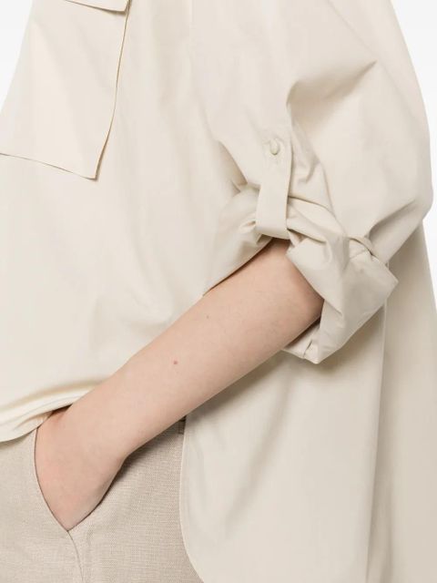 Max Mara cargo-pockets shirt - Neutrals