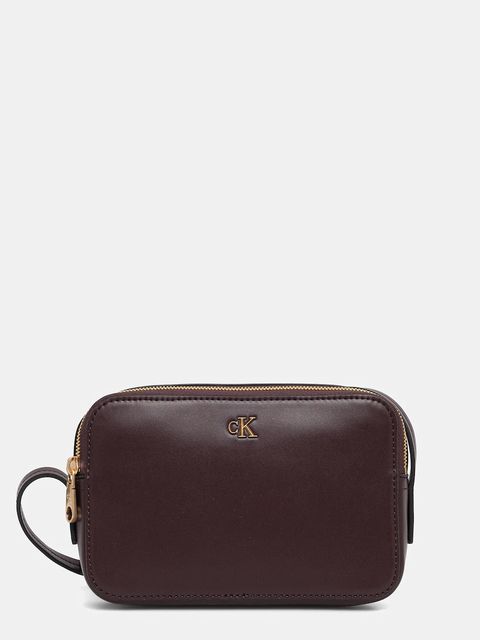 Calvin Klein torebka kolor brązowy LV04F3173G - zdjęcie produktu nr 1