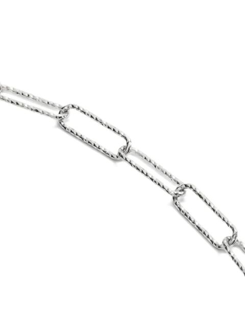 Monica Vinader Capture Alta textured chain necklace - Silver