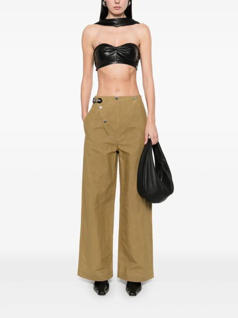 Nanushka straight-leg trousers - Brown