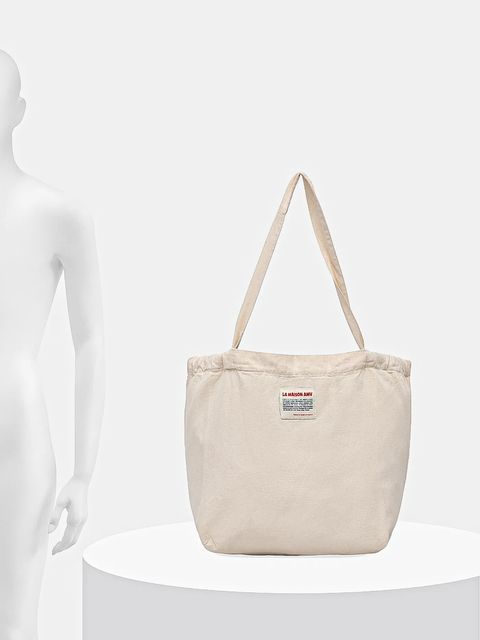 American Vintage torebka bawełniana kolor beżowy LYC26B