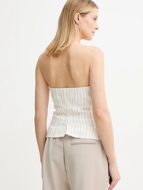 Samsoe Samsoe top lniany SAELLENA