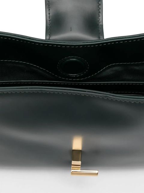 SANDRO leather shoulder bag - Green