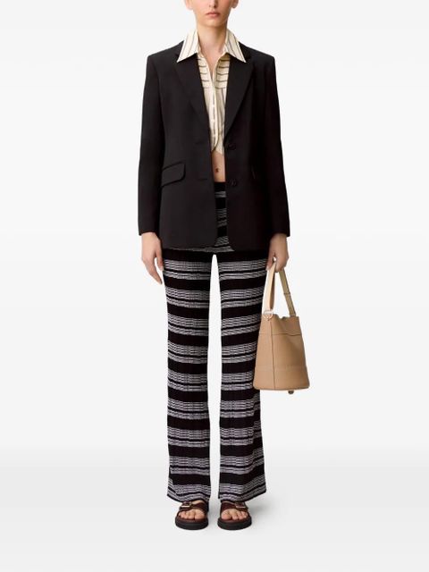 Claudie Pierlot striped slim-fit trousers - Black - zdjęcie produktu nr 2