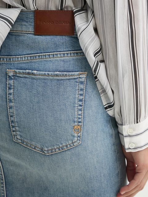 Pinko spódnica jeansowa