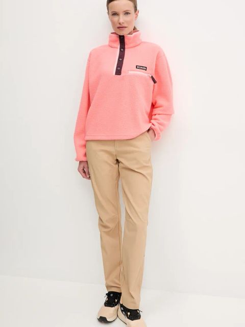 Columbia spodnie outdoorowe Leslie Falls kolor zielony 2087083