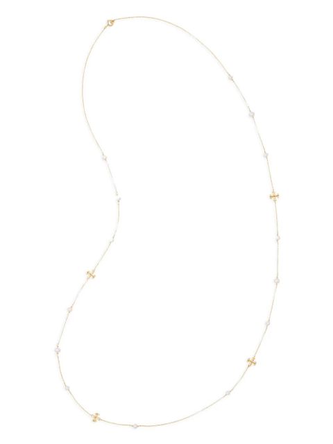 Tory Burch Kira pearl necklace - Gold - zdjęcie produktu nr 1