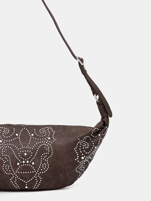 Desigual torebka POKER FACE MUNSTE kolor brązowy 25WAXP33 - zdjęcie produktu nr 2