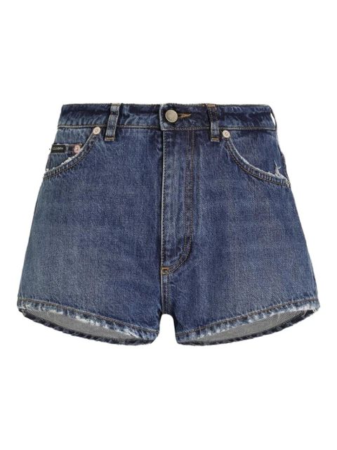 Dolce & Gabbana frayed shorts - Blue - zdjęcie produktu nr 1