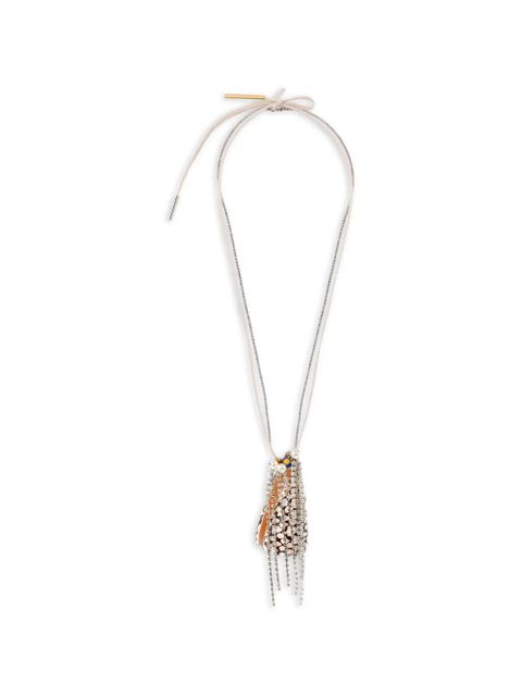 DRIES VAN NOTEN embellished pendant necklace - Silver - zdjęcie produktu nr 1