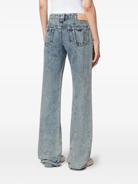 MARANT ÉTOILE Jaylis panelled jeans - Blue