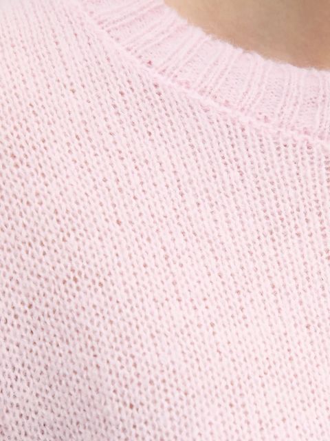 Marc Aurel sweter z dodatkiem wełny damski kolor różowy 8050-8001-82091