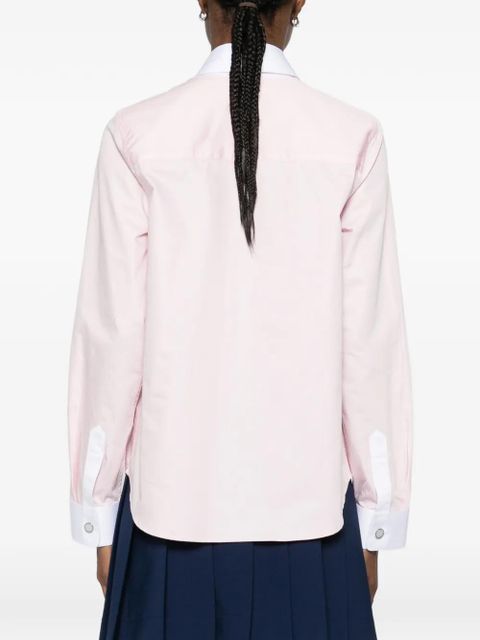 Casablanca crystal-embellishment shirt - Pink
