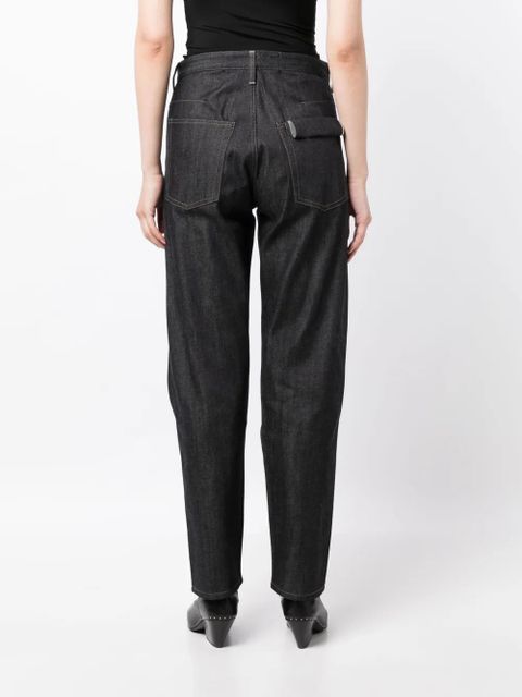 Jil Sander contrast-stitching cotton jeans - Blue