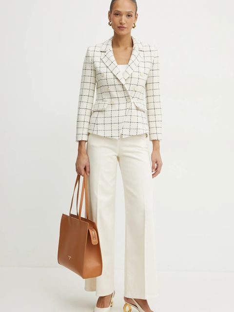 Luisa Spagnoli top damskie kolor biały 58606