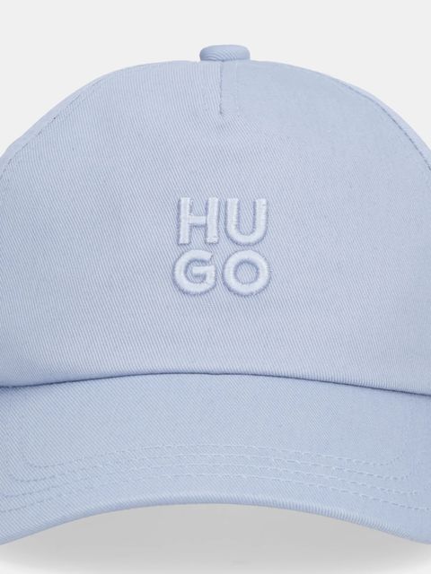 HUGO czapka z daszkiem bawełniana - zdjęcie produktu nr 1