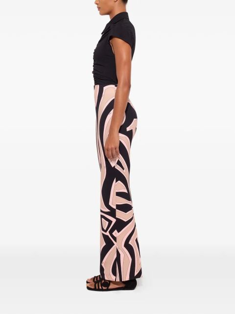 PUCCI Labirinto print long fitted skirt - Black