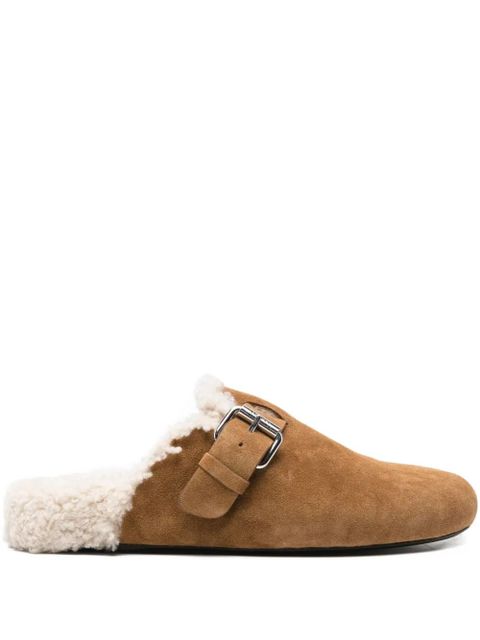 ISABEL MARANT buckle-strap mules - Brown - zdjęcie produktu nr 1