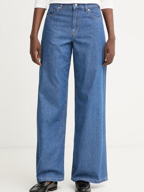 Tommy Hilfiger jeansy wide leg damskie - zdjęcie produktu nr 1