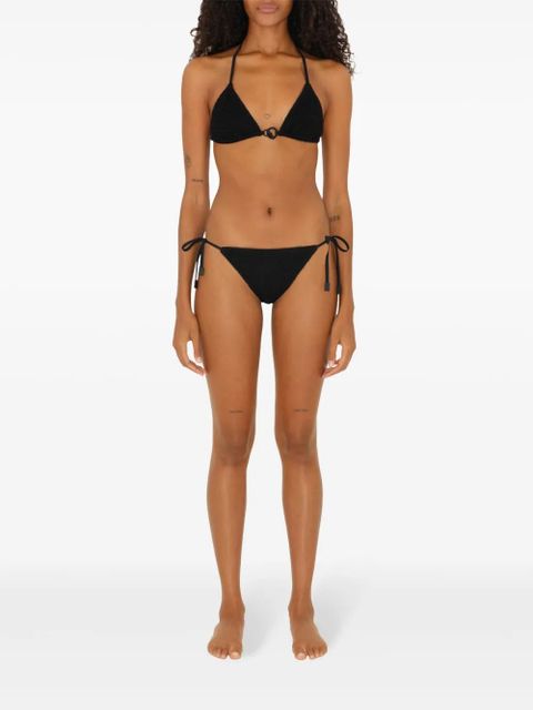 Burberry triangle bikini top - Black