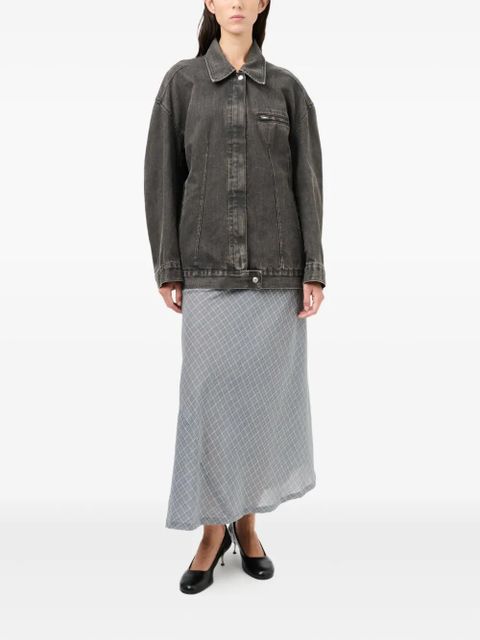 OUR LEGACY Draft panelled denim jacket - Black - zdjęcie produktu nr 2