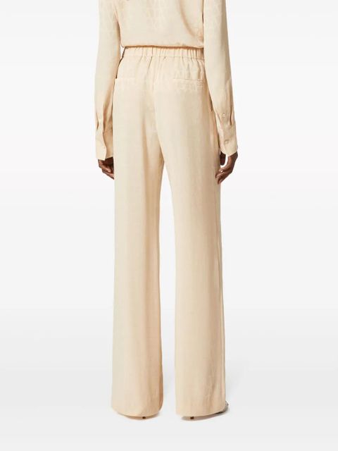 Valentino Garavani Toile Iconographe jacquard silk trousers - Neutrals
