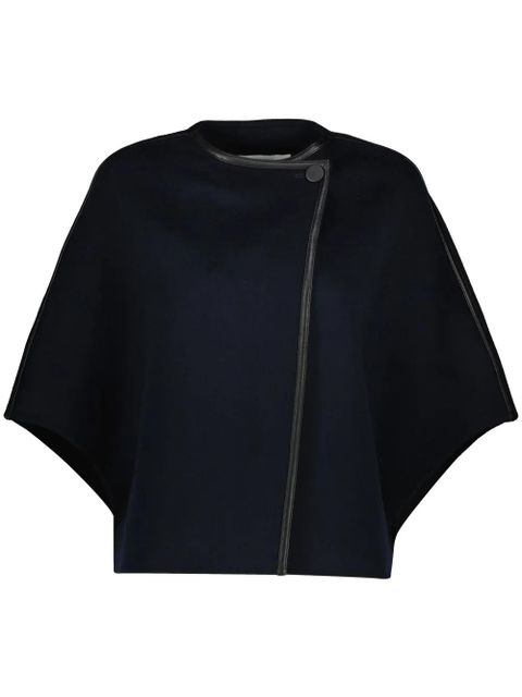 Yves Salomon double-sided cape - Blue - zdjęcie produktu nr 1