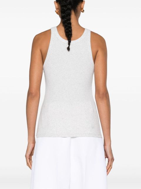 TOTEME ribbed cotton tank top - Grey