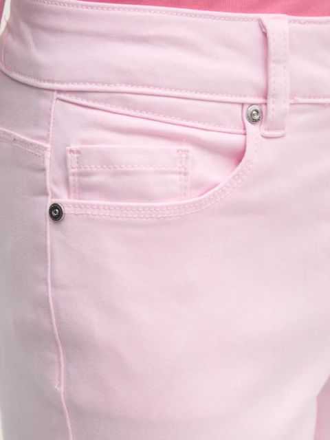 Morgan spodnie PEMAK damskie kolor różowy dzwony high waist PEMAK