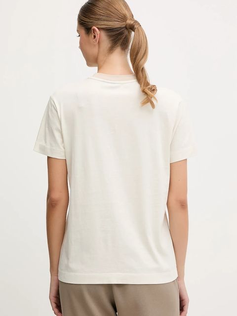 Napapijri t-shirt bawełniany S-Fedaia damski kolor beżowy NP0A88XON1J1