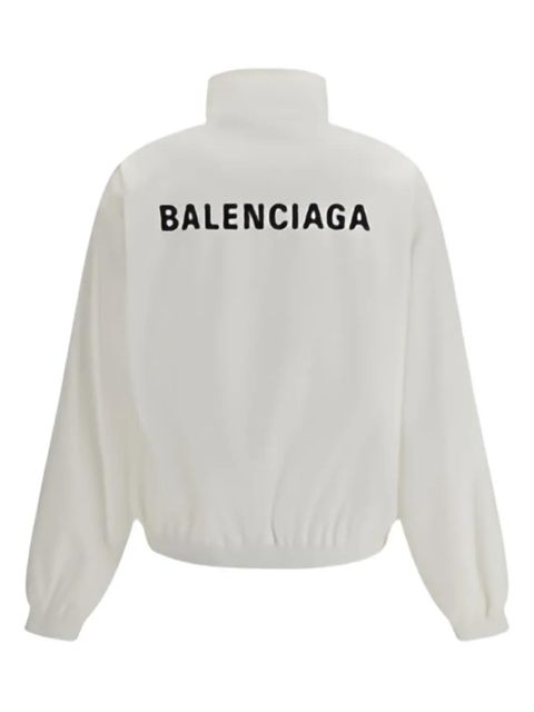 Balenciaga logo-detail zip-up jacket - White - zdjęcie produktu nr 2