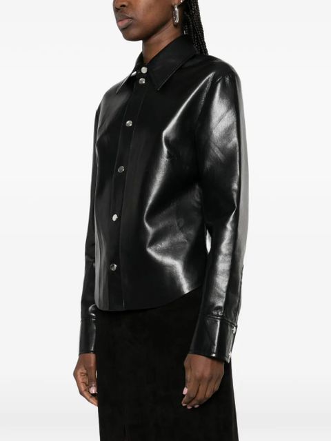 Nanushka cut-out shirt - Black