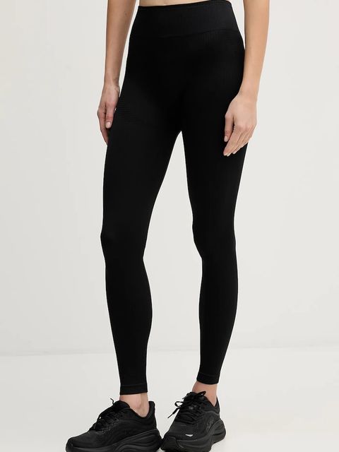 adidas Performance legginsy treningowe We Knit damskie kolor czarny gładkie JX3901 - zdjęcie produktu nr 1