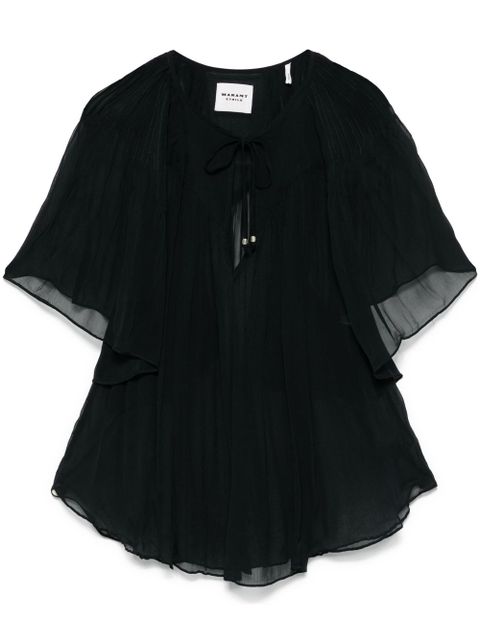 MARANT ÉTOILE Neslya blouse - Black