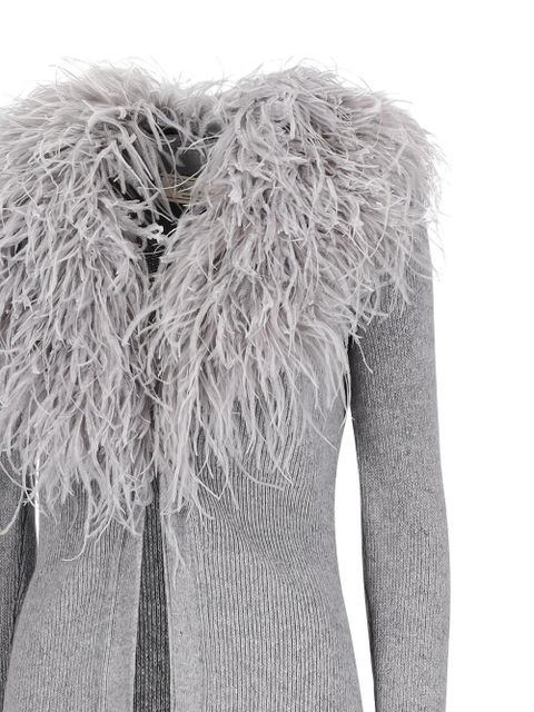 Blumarine wool cardi-coat - Grey