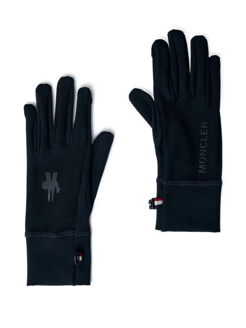 Moncler Grenoble logo-detail gloves - Blue - zdjęcie produktu nr 1