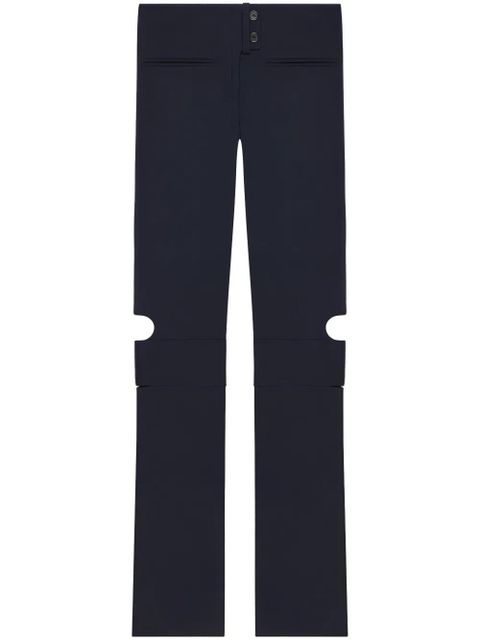 Courrèges double-buckle trousers - Blue - zdjęcie produktu nr 1