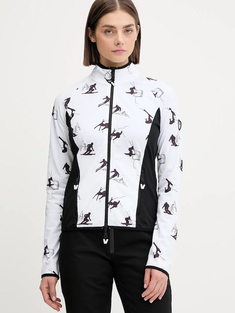 EA7 Emporio Armani bluza sportowa damska kolor biały wzorzysta AF14634.7W000384 - zdjęcie produktu nr 1